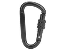2026 cierre de Seguridad Principal para Escalada En Rocas Mosquetón Tipo D de Acero Carbono 30kn para Montaña Outdoor