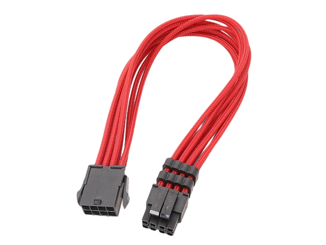 Cabo Extensor Trançado Para Placa-mãe De Computador Com Conector De 8 Pinos Para 4 Pinos