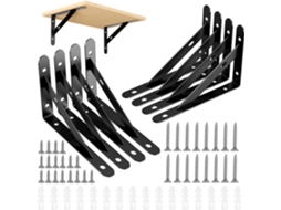 Suporte Triangular Para Prateleira, 8 Peças, Para Parede, 150 X 95 Mm