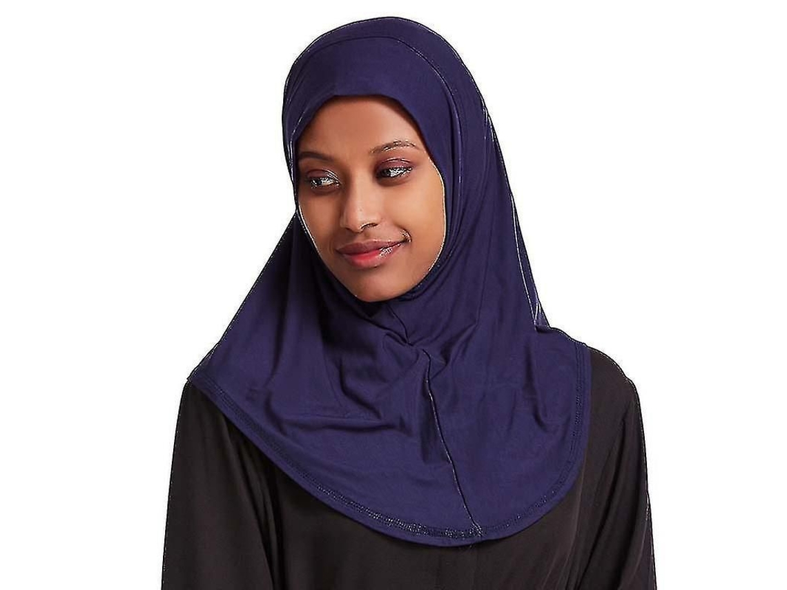 2026 pañuelo Hijab Amira para Mulher Muçulmana Tela Modal Capa de Cabeça e Pescoço Ajustável