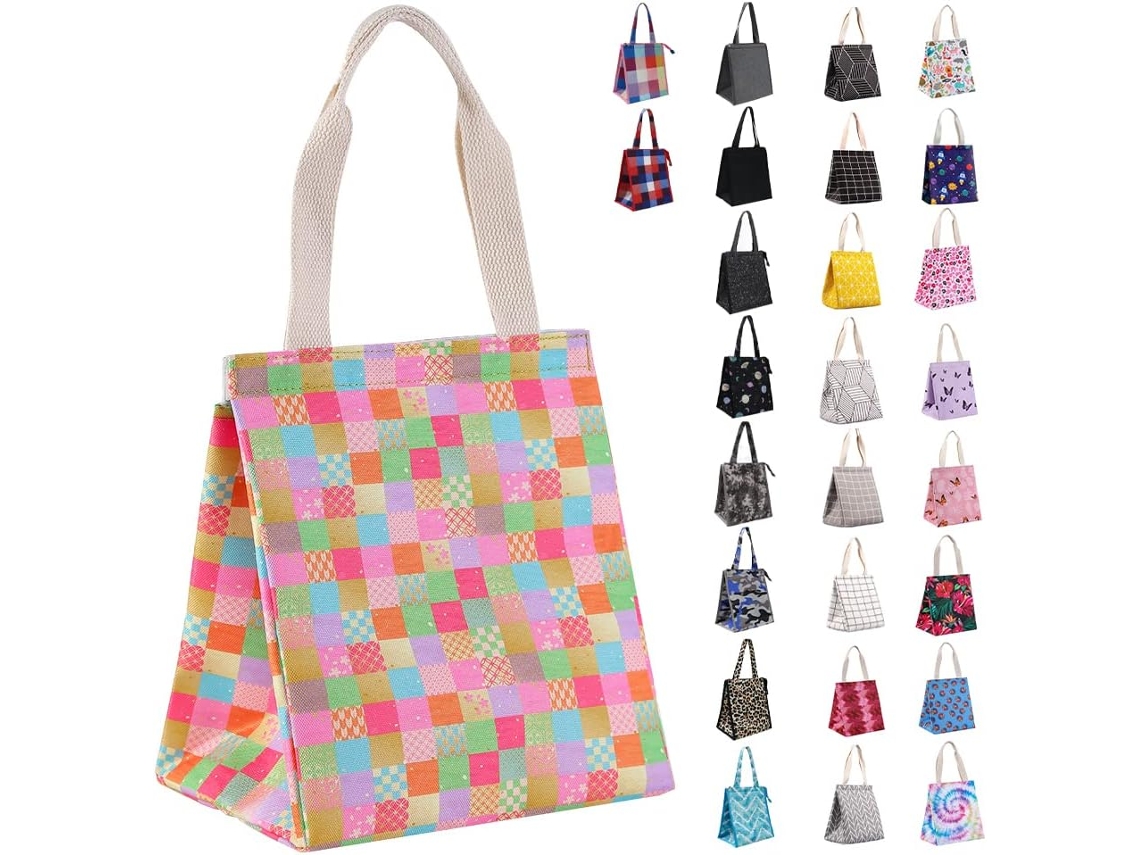 Lurelia Bolsa Térmica Para Almoço Portátil Dobrável Impermeável Isolado V231