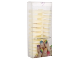 500pcs Pontas De Unhas Falsas De Cobertura Completa Em Abs Natural Para Manicure E Arte De Unhas