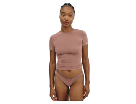 T-Shirt de Mulher ORGANIC BASICS Flex Rosa (M)