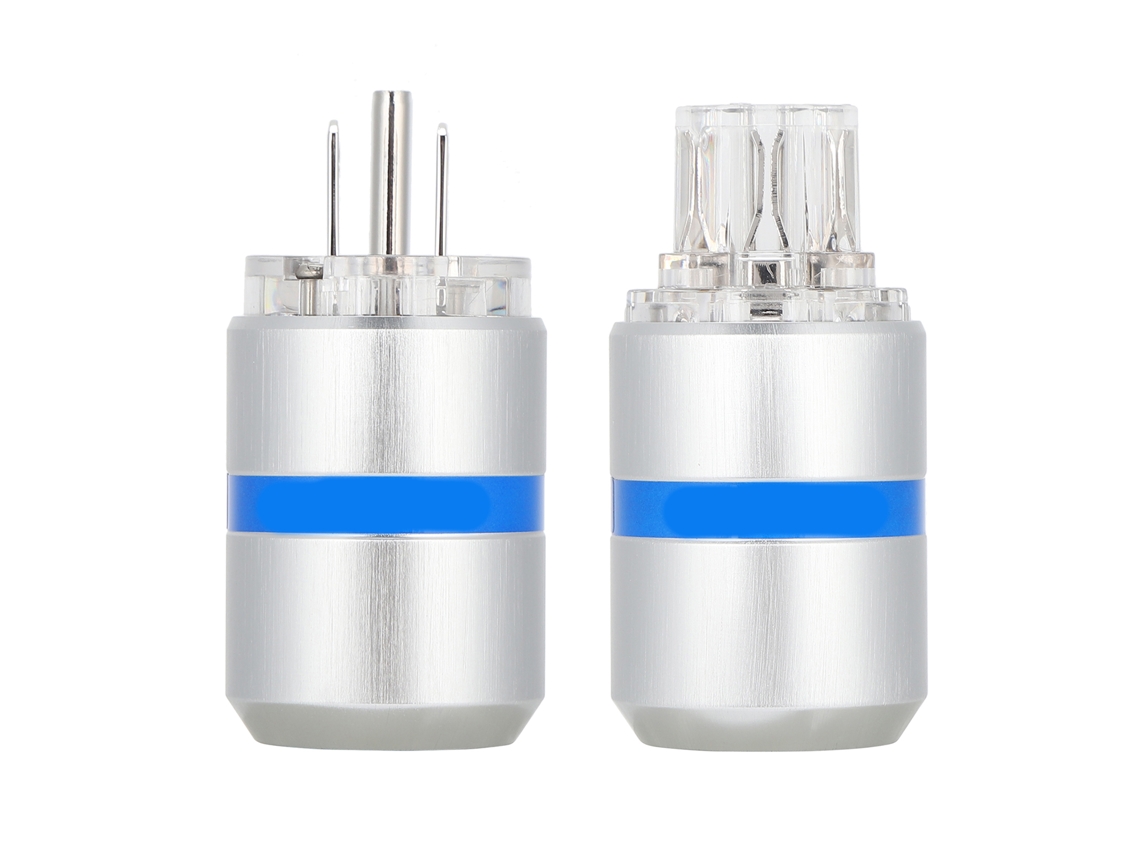 Conector De Energia Elétrica Com Conectividade De Alto Fidelidade E Platina De Ródio