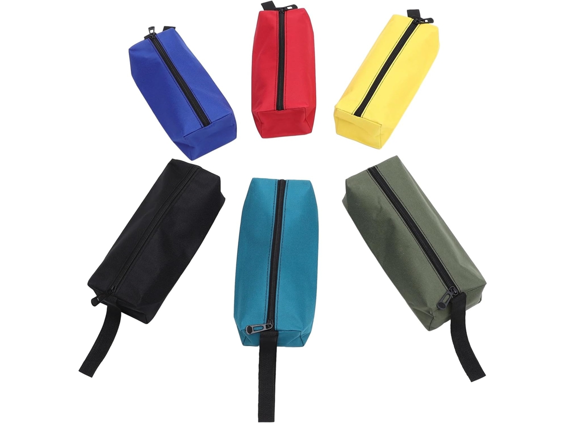 Conjunto de 6 estojos impermeáveis para ferramentas Alipis, tamanhos pequenos, lona resistente | S/MARCA