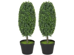 Planta Artificial EOOCOO (uv resistente, 2 pçs)