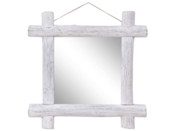 Mirror, Mirrors Vidaxl Branco Madeira (70 X 5 X 70 Cm)
