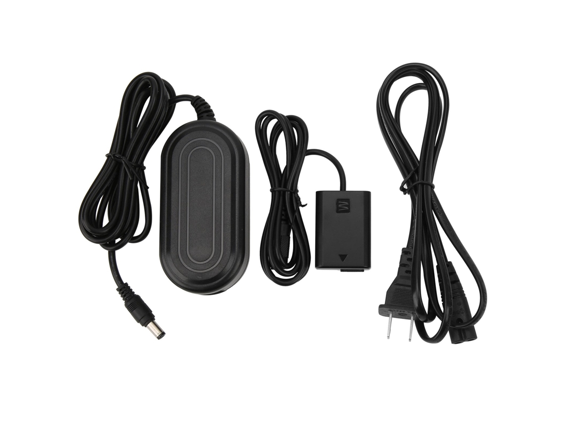 2026 adaptador de Corriente Ac com Bateria Falsa Np fw50 para Sony A7 A7r Nex5