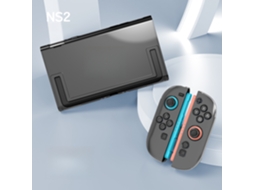 Capa para Nintendo Switch 2, Protetora de Tpu com Alça Macia SPQMENT (transparente)