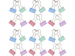 Clipes de papel metálicos em formato de coração da Iplusmile, pequenos e resistentes, ideais para organizar documentos e