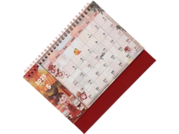 Calendário De Mesa Pequeno Para O Ano Chinês Da Tofficu, Decorativo