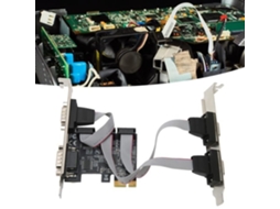 Placa de Expansão HURRISE Pci Express X1 Pcie com 4 Portas Seriais Rs232 Adaptador para Uma Ampla Gama de Aplicações