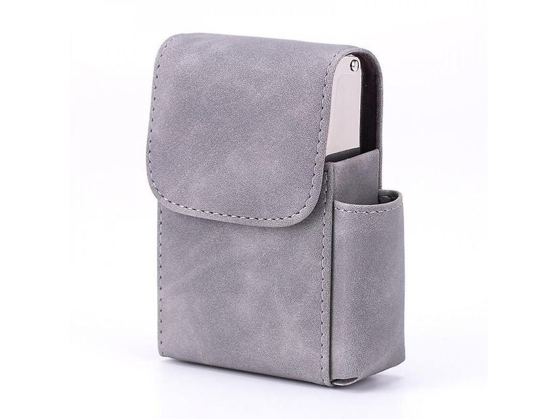 Estuche de Tabaco de Cuero Pu com Bolsa para Encendedor e Portatarjetas Wjw