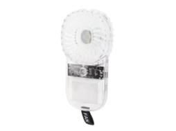Ventilador De Pescoço Transparente Laxiscreed, Dobrável, Com Bateria 1200mah E Carregamento Usb