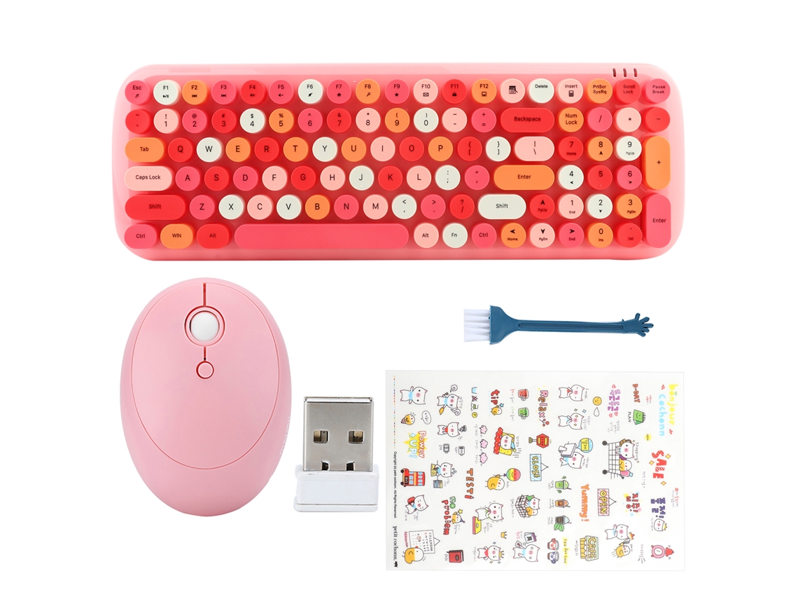 Conjunto Teclado e Mouse Sem Fio LAXISCREED