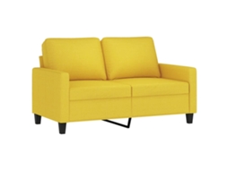 2-seater Sofa, 2-seater Sofas Vidaxl Amarelo Tecido (n/a)