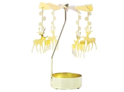 Suportes de Velas Giratórias Dourado NOVA LINE