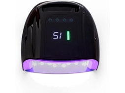 Lâmpada UV LED sem fio SFUSHOS, 96 W, recarregável para secagem de unhas em gel