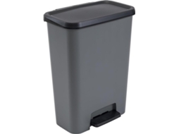 Pisadeira 46l - Cinzento/preto - Curver Compatta Duo