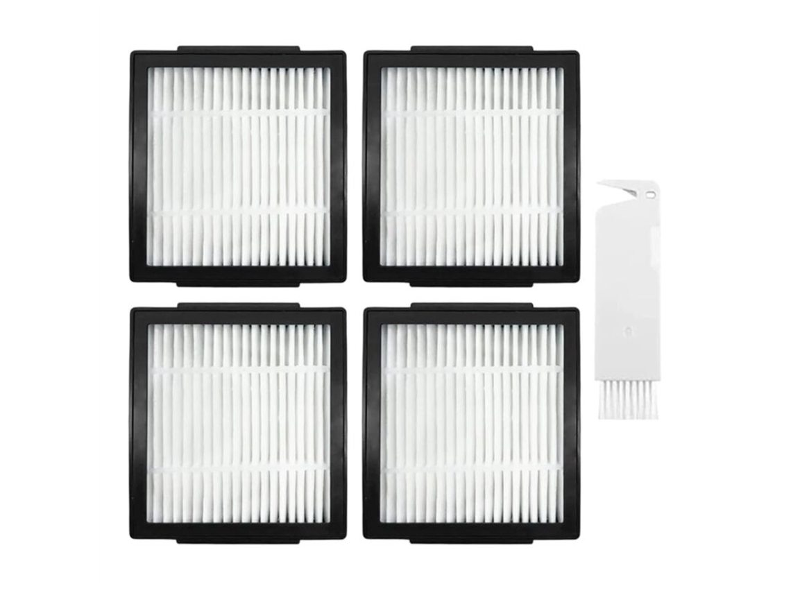 Conjunto de 4 Filtros Reposição para Aspirador Robô Lavável Combo J7+ BRILVIBERA