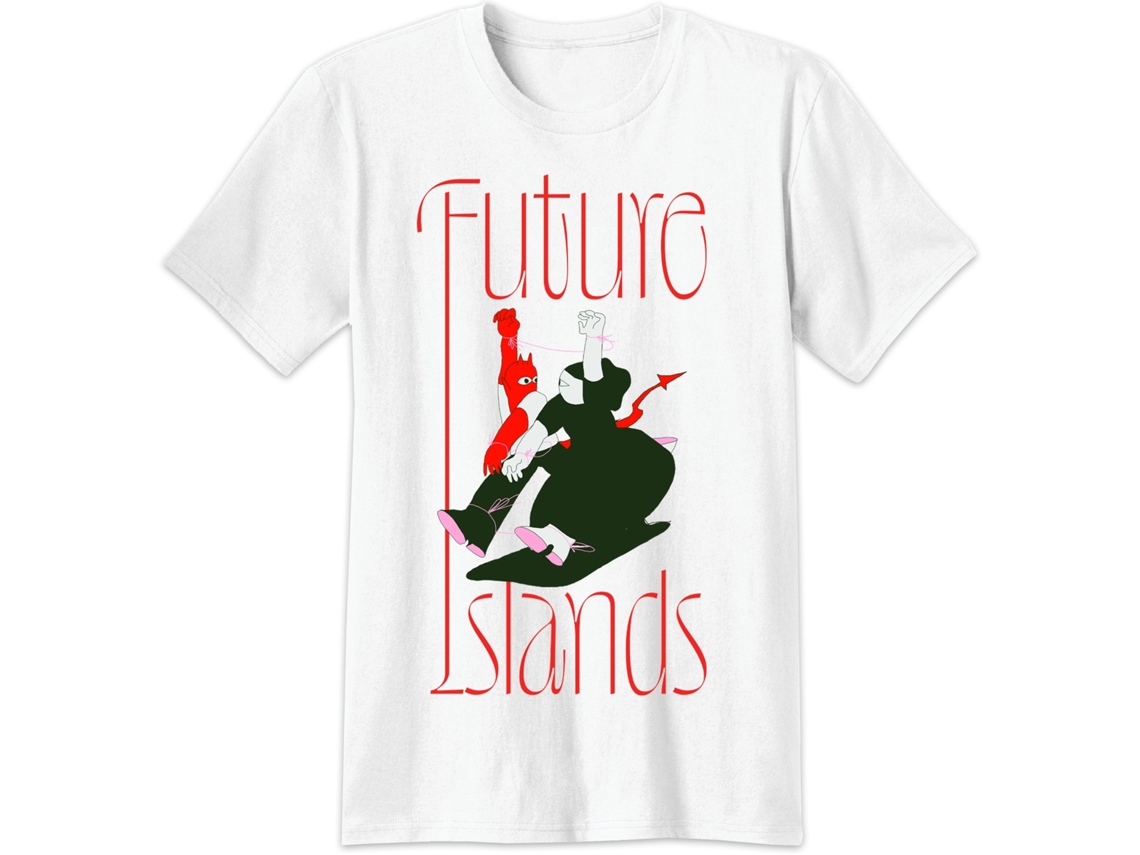 Future Islands Dancing T shirt ROCKINSTONE Unisex Adults Best Sellers Size:m (white)