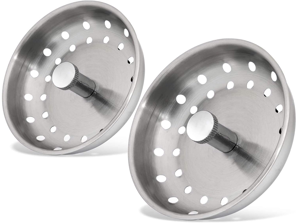Filtro De Ralo Cozinha 2 Peças, Substituição Para Ralo Padrão De 3, 1/2"