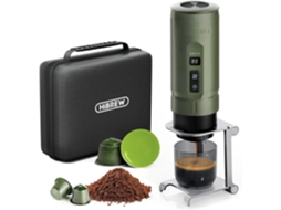 Máquina De Café Portátil Hibrew H4c, 100 Ml, Limpeza Automática, Compatível Com Cápsulas De Café E Café Moído Verde