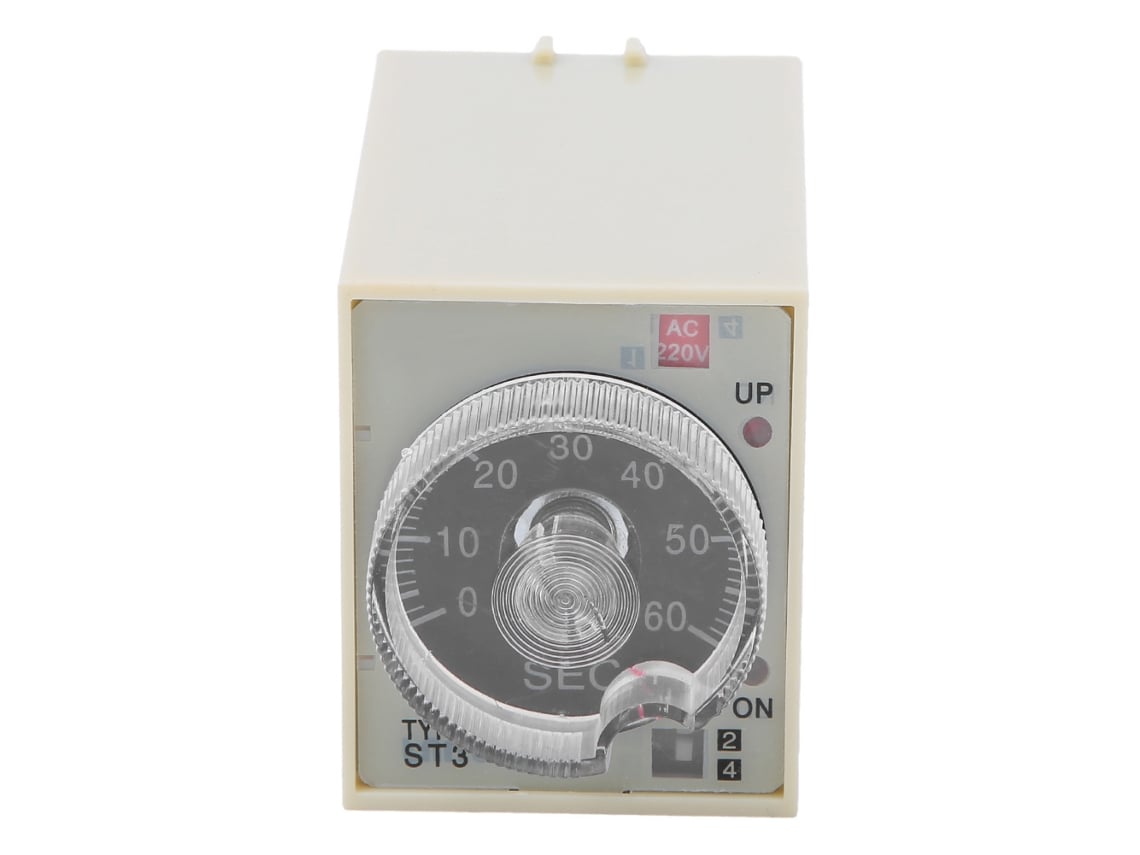 Relé De Tempo Ajustável St3pa E De Alta Qualidade Com Botão Ac220v 50/60hz