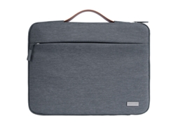 Bolsa Para Laptop Com Forro Para Tablets E Notebooks Cinza Escuro Neutro 14 Polegadas Yunzii