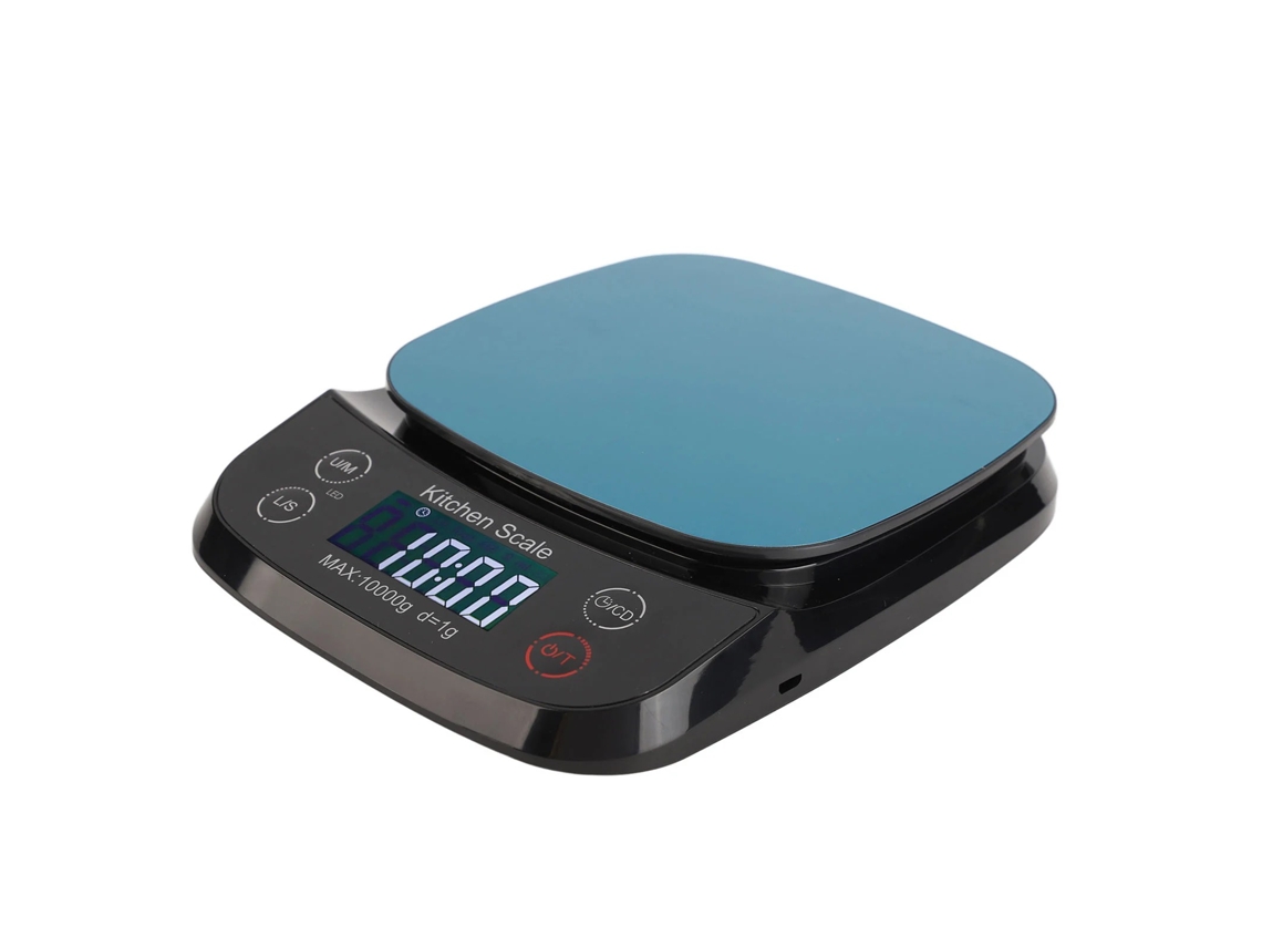 Balança De Cozinha Digital Multifuncional 1g-10kg Com Funções Tara E Contagem, Acessório Cozimento Ideal Para Doméstica Churrasco-prateado