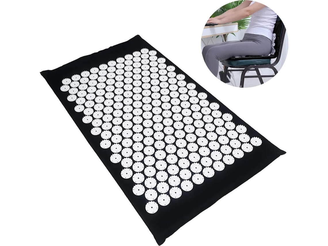 Lurelia Tapete De Fitness Led Acolchoado, Ergonómico, Algodão / Abs / Plástico, Preto / Azul / Roxo
