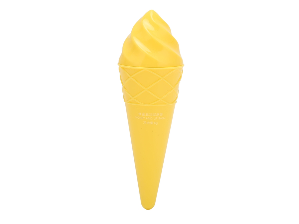 Bálsamo Labial Perfumado Hidratante Nutritivo Forma Helado 6g Portátil Para Casa Escuela Oficina Miel