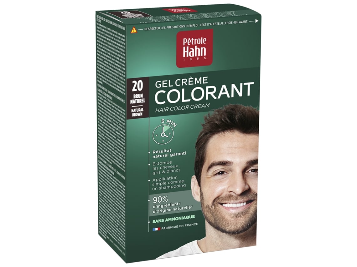 Kit Coloração Gel Creme Cor: 20: Marrom Natural PÉTROLE HAHN