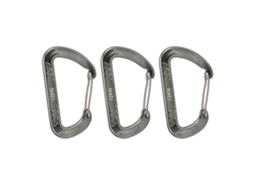Fivela D Carabiner Chaveiro para Escalada Outdoor 3pcs