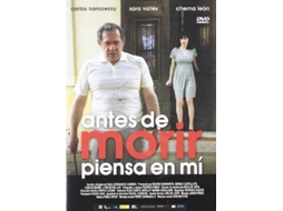 DVD Antes de morir piensa en mí (2008) (Edição em Espanhol)