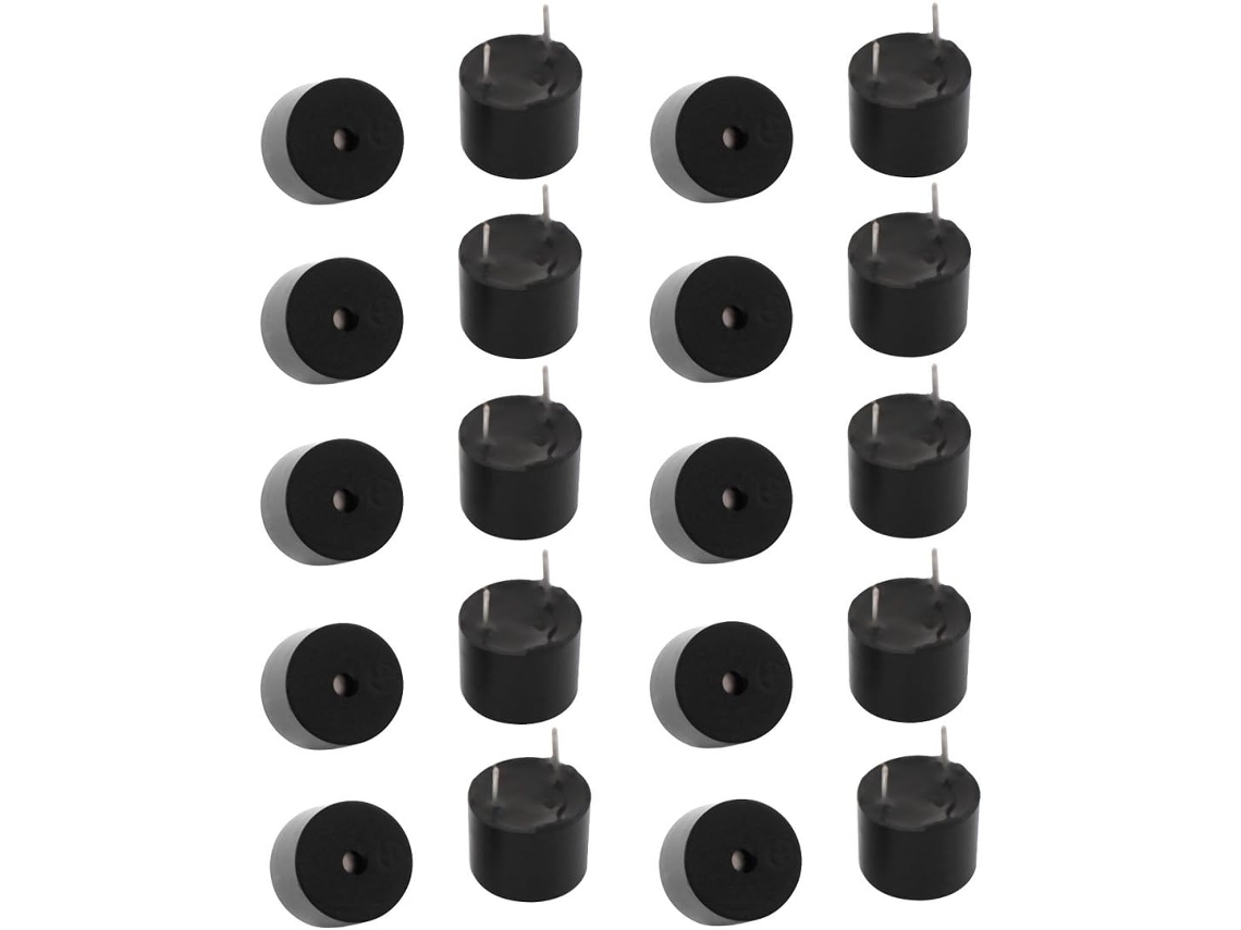 20 Unidades Buzzer Ativo Magnético Dc 5v Tmb12a05 CHABERLU