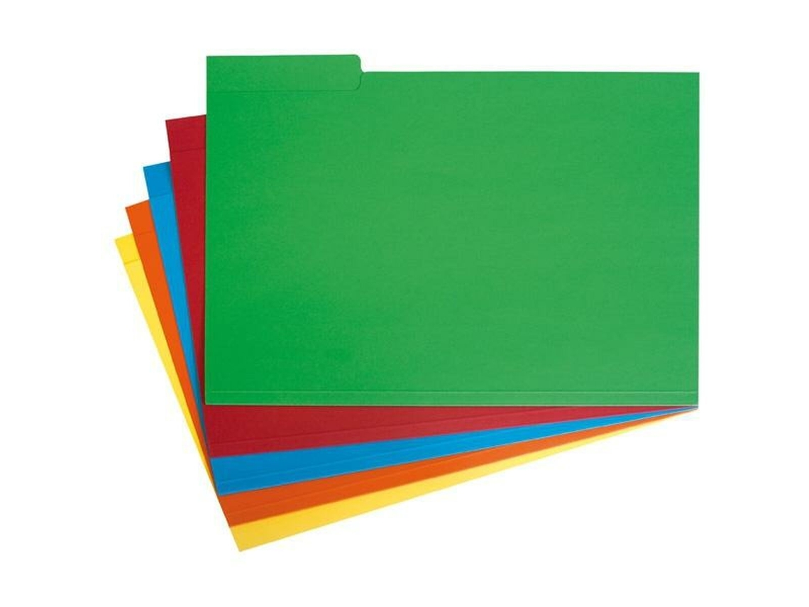 Subpasta GRAFOPLAS Vermelho Din A4 50 Unidades