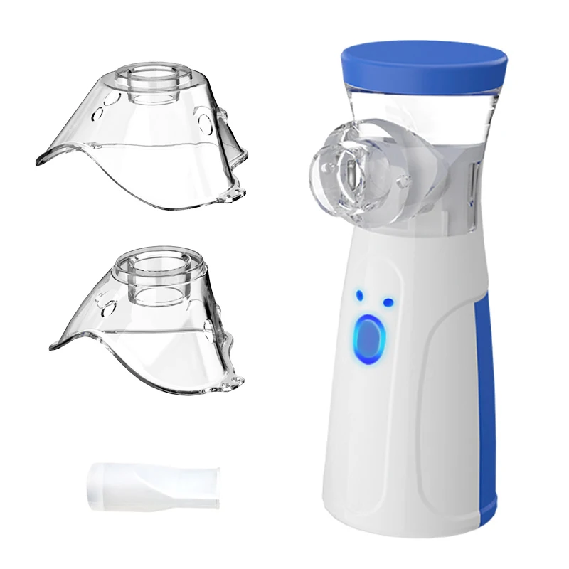 (azul) Inalador Nebulizador Ultrassônico, Nebulizador Para Tosse E Escarro