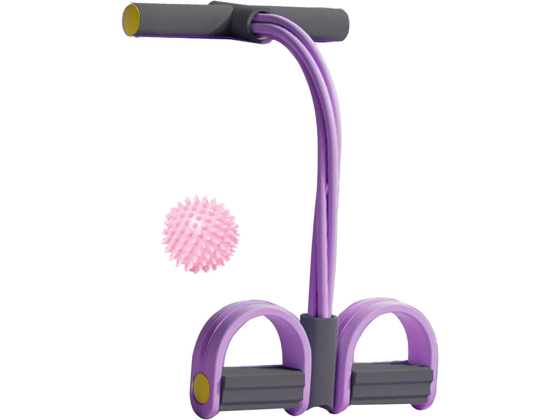 Faixa Elástica De Resistência Com Pedais Exercícios Fortalecimento Abdominal E Da Cintura, Corda Tensão