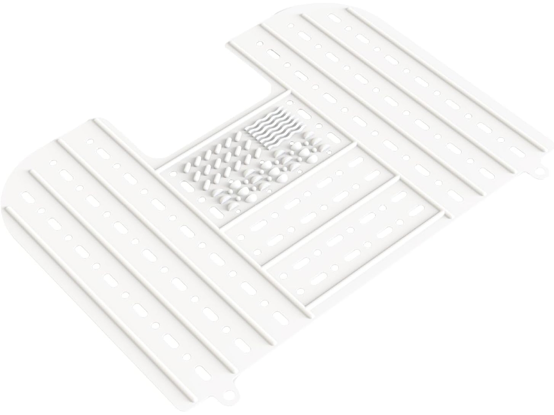Tapete duplo Top Its para piso de cozinha, resistente ao calor, acessório de silicone versátil que economiza espaço |