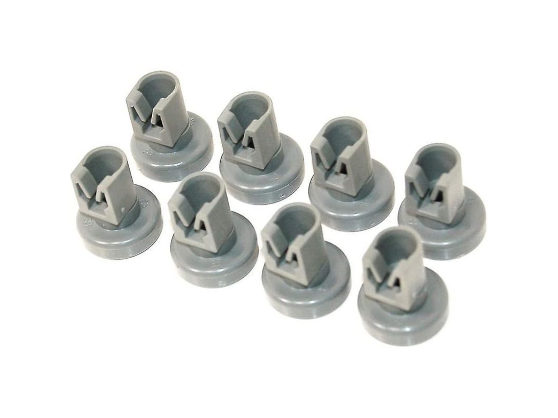 2026 ruedas de Repuesto para Canasta Superior de Lavavajillas Universal 8 Unidades 25mm Gris