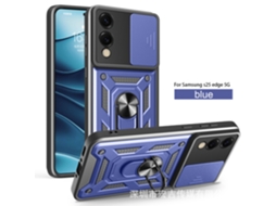 Capa Para Celular Samsungsung Com Janela Deslizante, Proteção Magnética Contra Quedaazul Royal - Samsung S26plus (furo Fino)