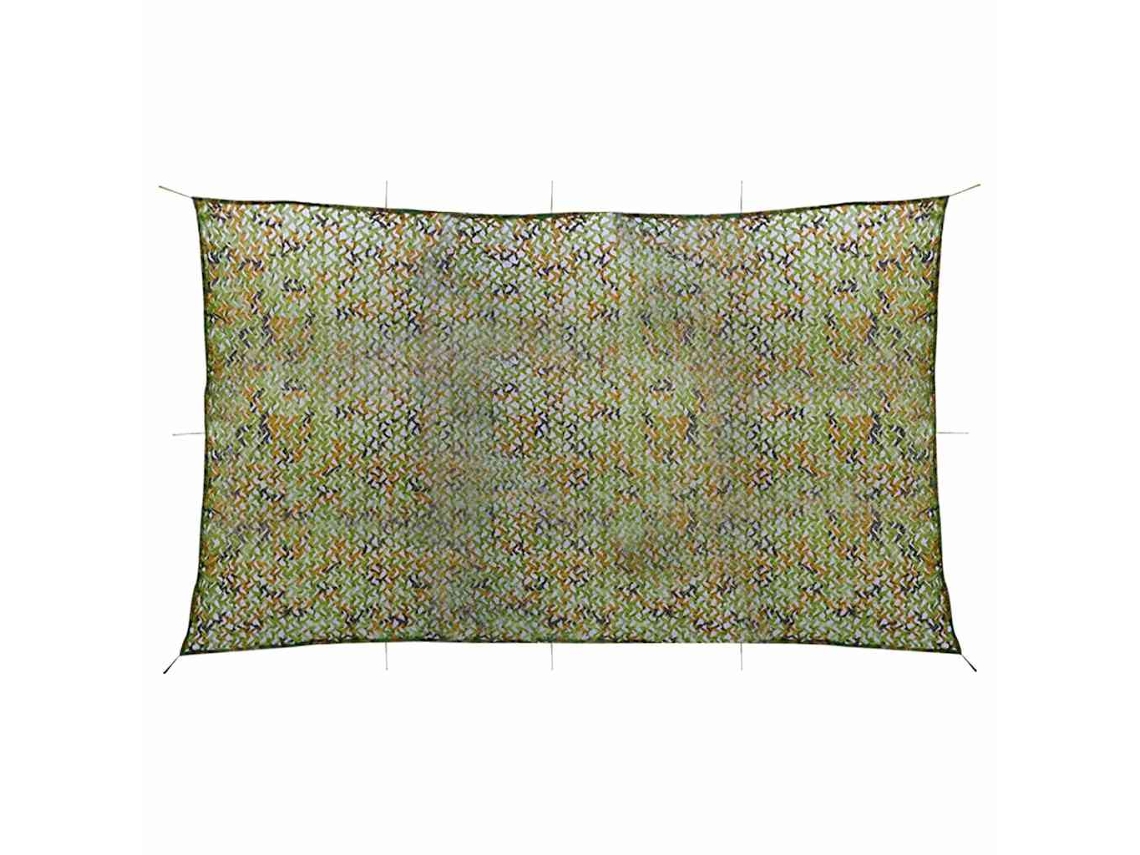 Rede De Camuflagem Vidaxl Verde Tecido (600 X 300 Cm)