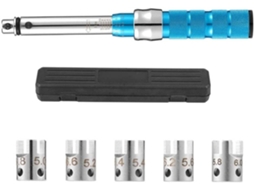 Jogo De Chaves Torque Para Raios Motocicleta, 2-10 Nm, 10 Peças Com