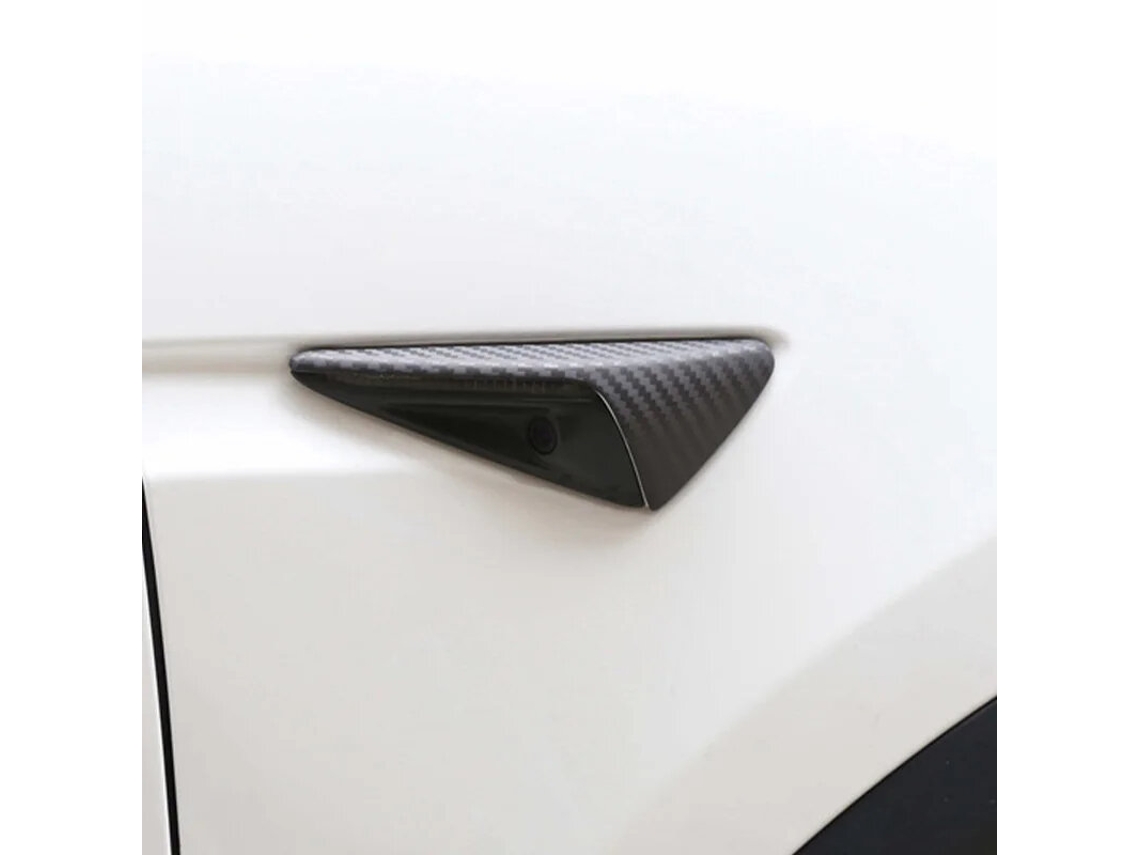 Capa Protetora Para Câmara Lateral De Automóvel, Acabamento Em Guarda-lamas, Capa Para Câmara Lateral Para Tesla Model 3/y/x/s 2017-2022