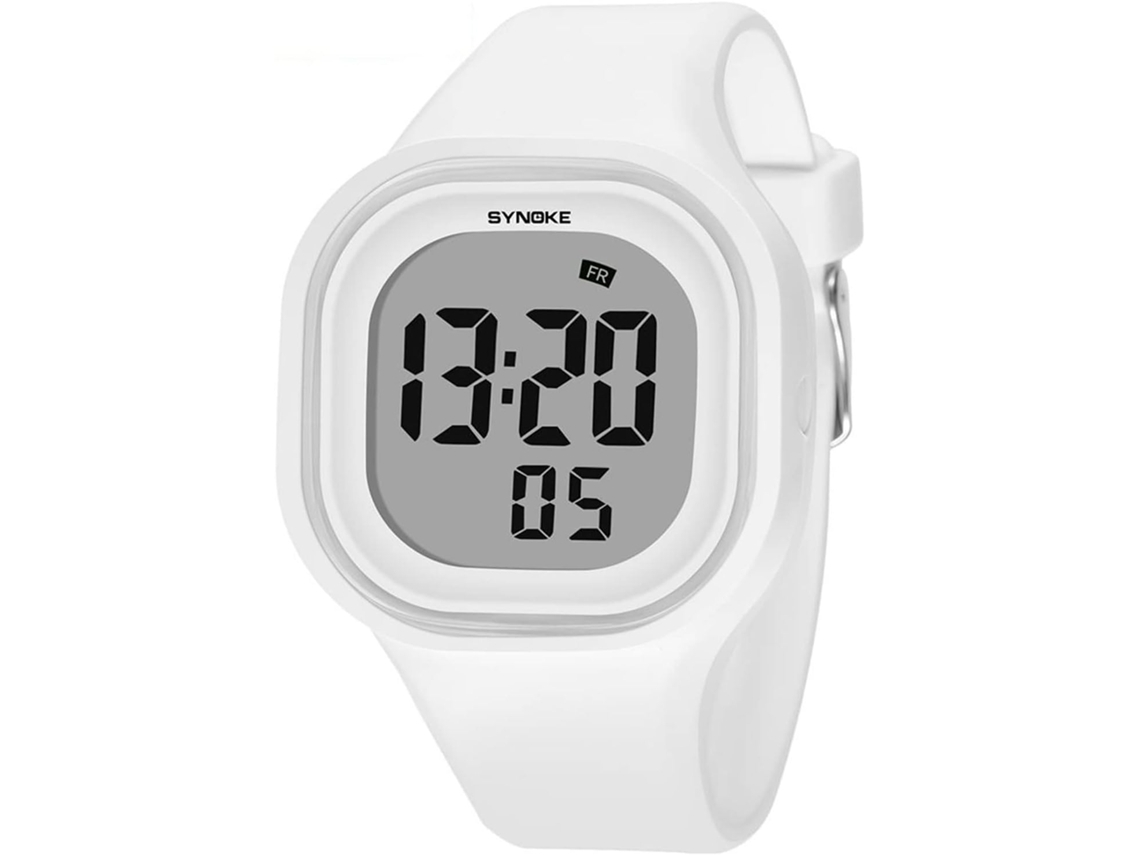 Digital Lovers Relógios Moda Impermeável Luminosa Silicone Relógio Desportivo Multifunções