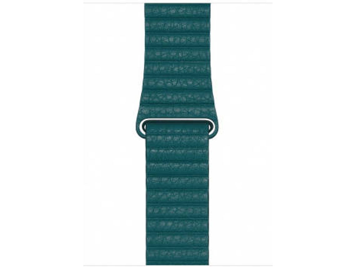 Bracelete APPLE 44Mm Peacock Leather Loop - Medium