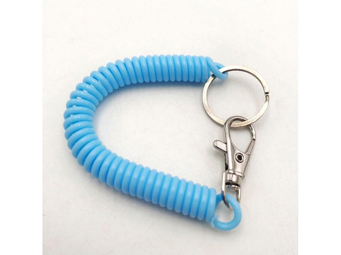 Chaveiro Retrátil Com Mola Espiral, Porta-chaves Seguro, Joia, Enfeite Elástico Para Pendurar, Ideal Para Trabalhadores De Escritório E Estudante