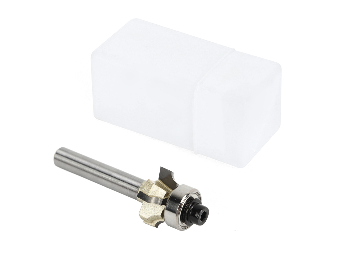 Broca De Fresadora Roundover Com 4 Sulcos Cabo 1/4 Polegada 1/4xr2 Para Marcenaria