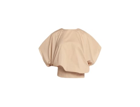 Blusa De Mulher Weili Zheng Maxi Maniche Algodão (s)